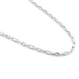 Bradoon Necklace | Mixed Small Links | Sterling Silver