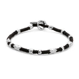 Dryp Bracelet | Black | Sterling Silver