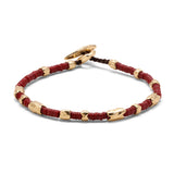 Dryp Bracelet | Wine | Yellow Gold