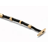 Dryp Bracelet | Black | Yellow Gold