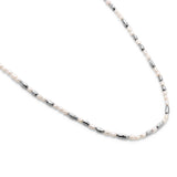 Hokkaido Necklace | White Pearl | Sterling Silver