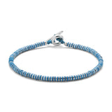 Mini Katta Bracelet | Blue | Sterling Silver