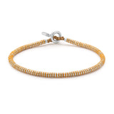 Mini Katta Bracelet | Light Orange | Sterling Silver