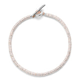 Mini Katta Bracelet | Light Pink | Sterling Silver