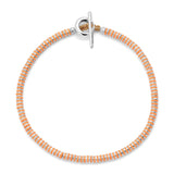 Mini Katta Bracelet | Orange | Sterling Silver