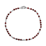 Percep Bracelet | Garnet | Sterling Silver