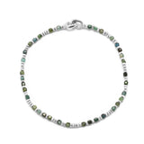 Percep Bracelet | Emerald | Sterling Silver