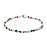 Percep Bracelet | Multi Gemstones | Sterling Silver