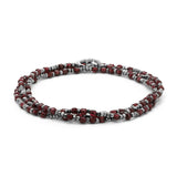 Percep Necklace / Bracelet | Garnet | Sterling Silver