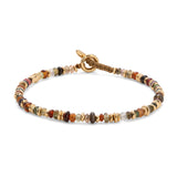 Pilla Bracelet | Mixed Color Sapphire | Yellow Gold