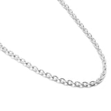 Plaun Link Necklace | 3mm | Sterling Silver