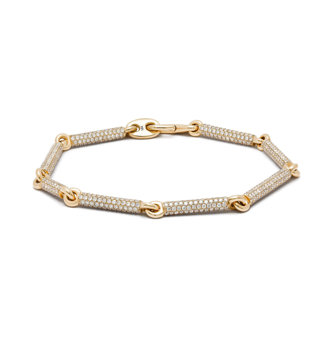 Orion Bracelet | Full Pave | Yellow Gold – MAOR